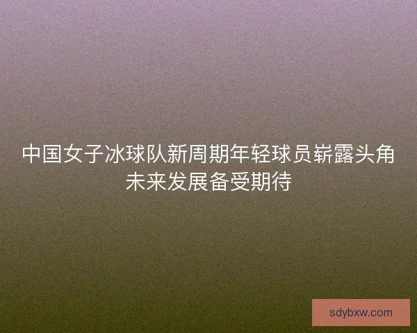 中国女子冰球队新周期年轻球员崭露头角未来发展备受期待